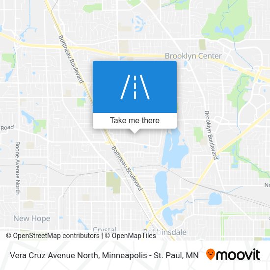 Vera Cruz Avenue North map