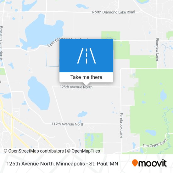 125th Avenue North map