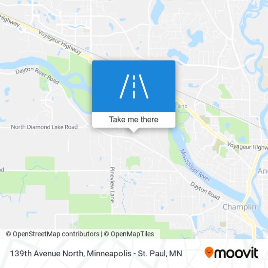 139th Avenue North map