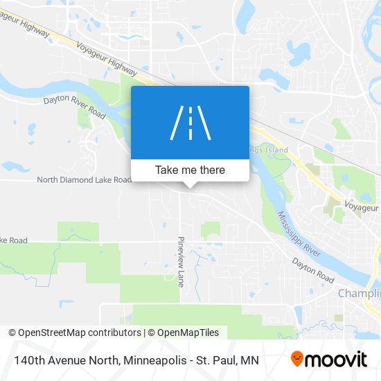 Mapa de 140th Avenue North