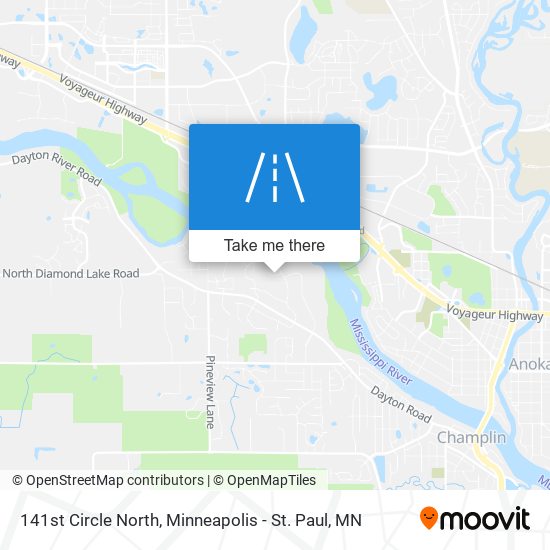 Mapa de 141st Circle North