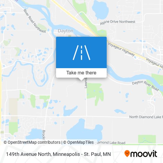 149th Avenue North map