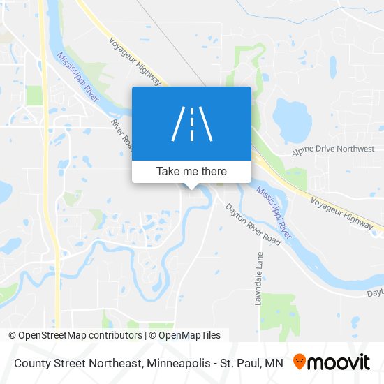 County Street Northeast map