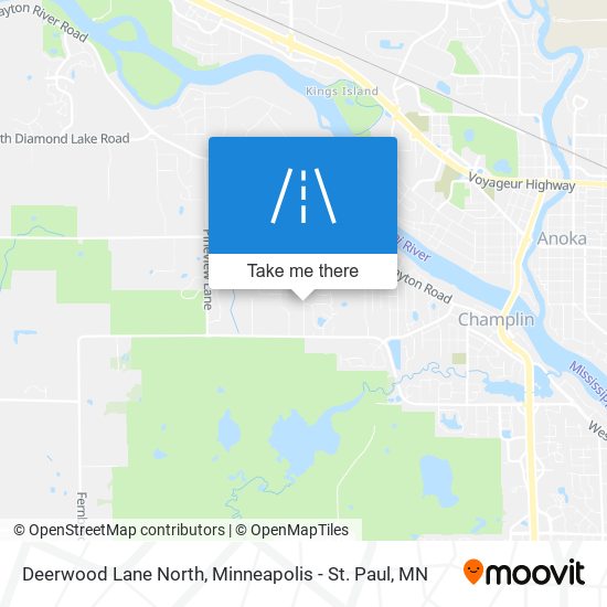 Deerwood Lane North map