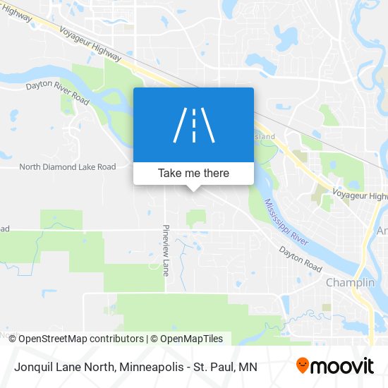 Mapa de Jonquil Lane North