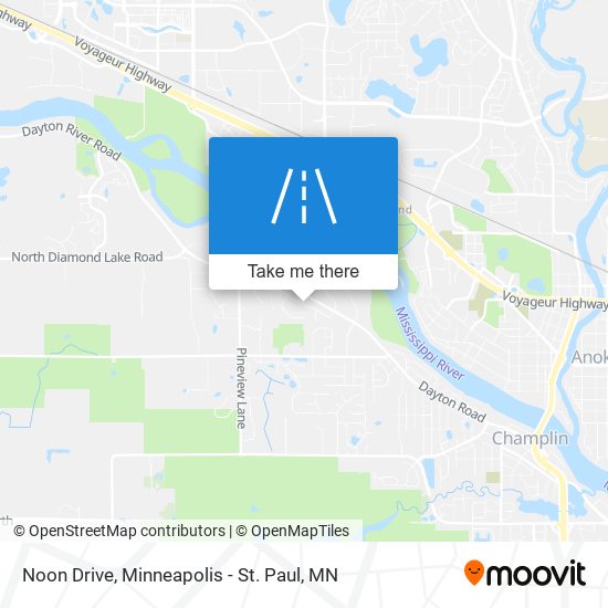 Mapa de Noon Drive