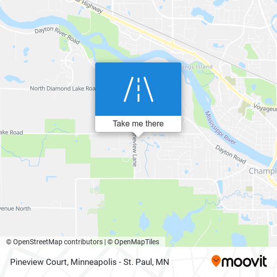 Pineview Court map