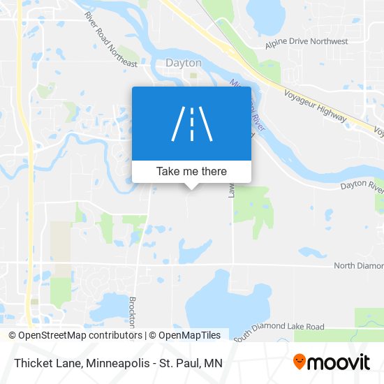 Mapa de Thicket Lane