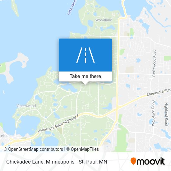 Chickadee Lane map