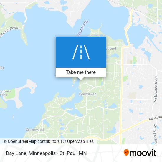 Day Lane map