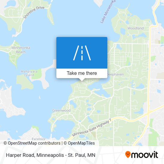 Mapa de Harper Road