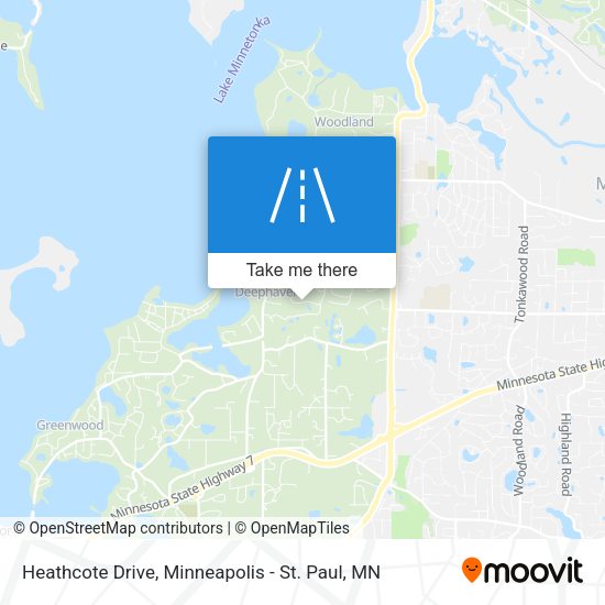 Mapa de Heathcote Drive