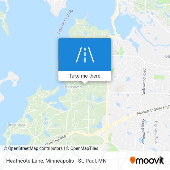 Mapa de Heathcote Lane