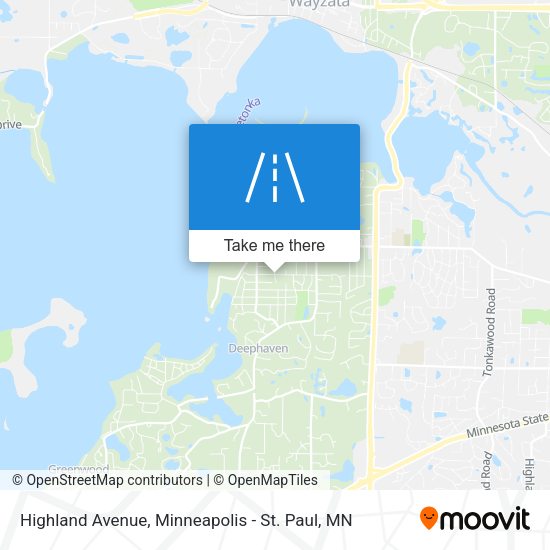 Mapa de Highland Avenue