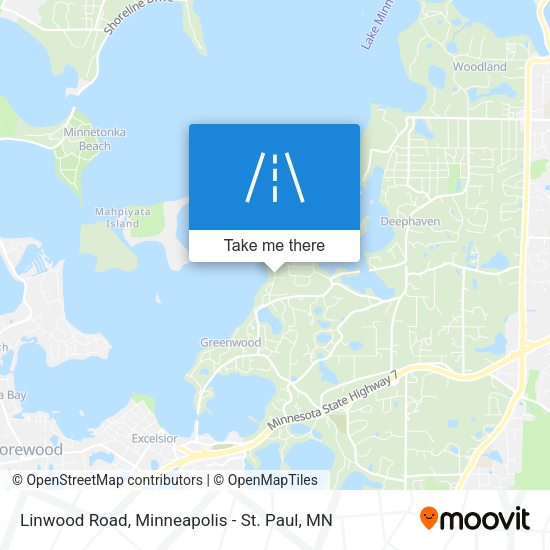 Linwood Road map