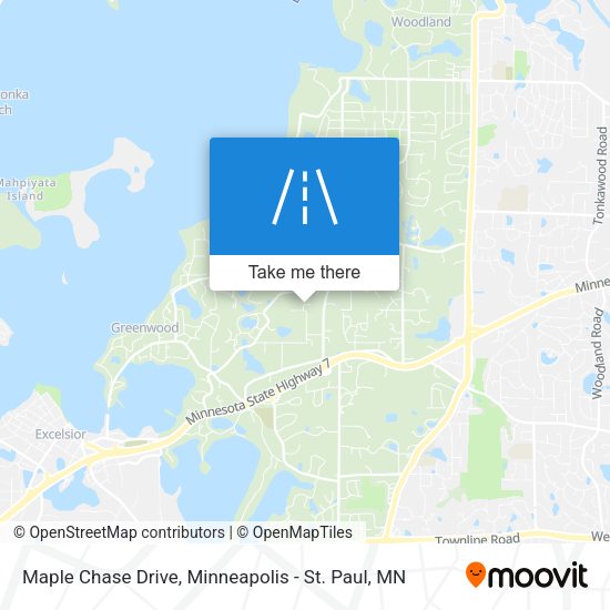 Mapa de Maple Chase Drive