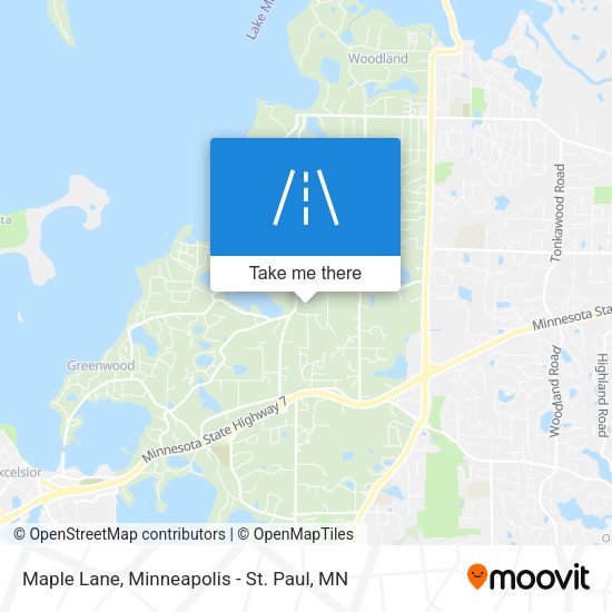 Mapa de Maple Lane