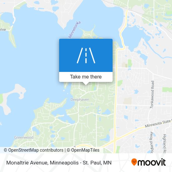 Monaltrie Avenue map