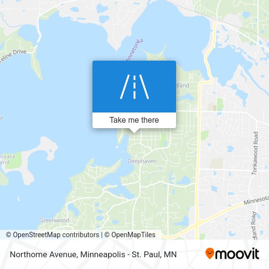 Northome Avenue map