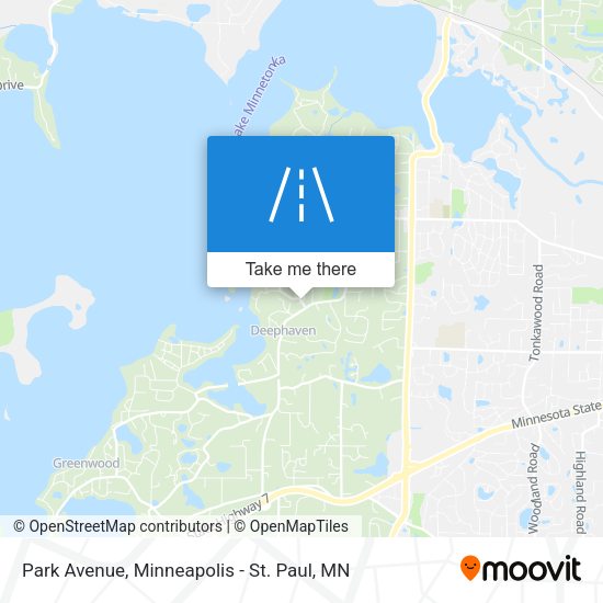 Park Avenue map