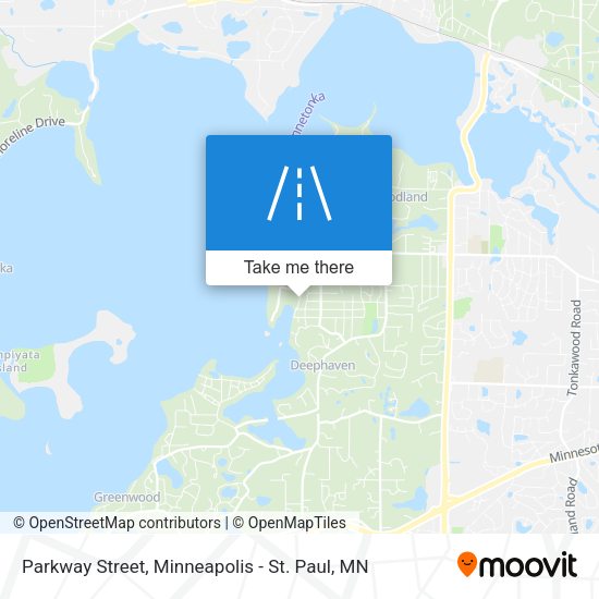 Parkway Street map
