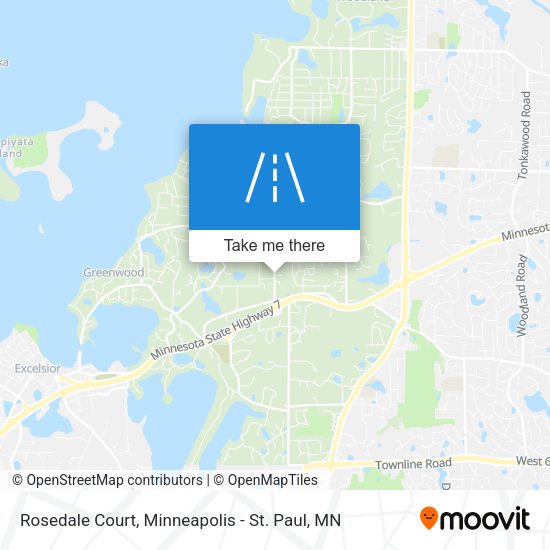 Rosedale Court map