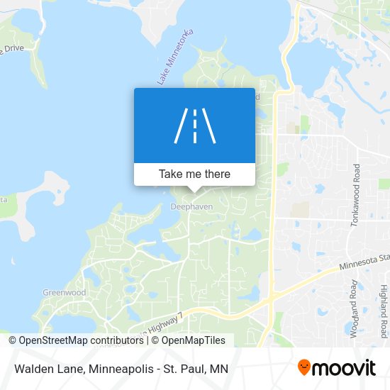 Mapa de Walden Lane