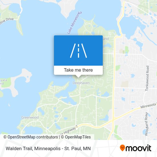 Mapa de Walden Trail