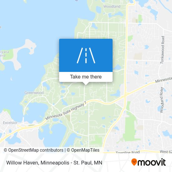 Mapa de Willow Haven