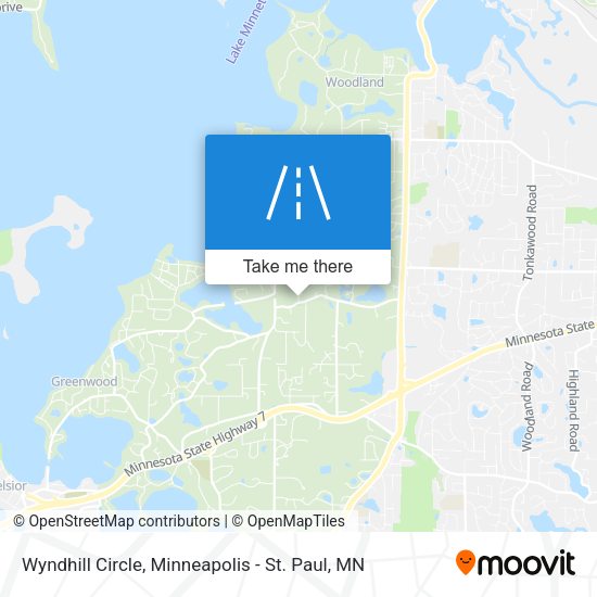 Mapa de Wyndhill Circle