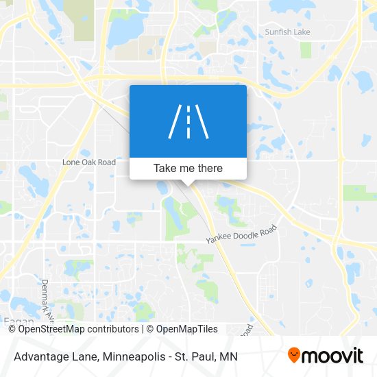 Advantage Lane map