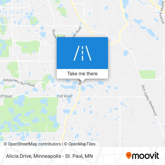 Alicia Drive map