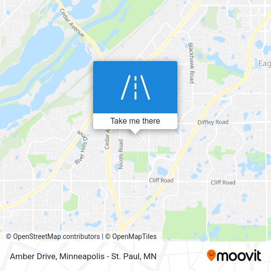 Amber Drive map