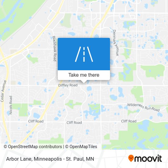 Mapa de Arbor Lane
