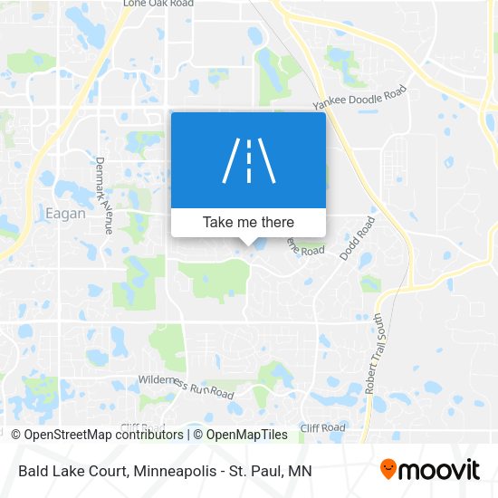 Bald Lake Court map
