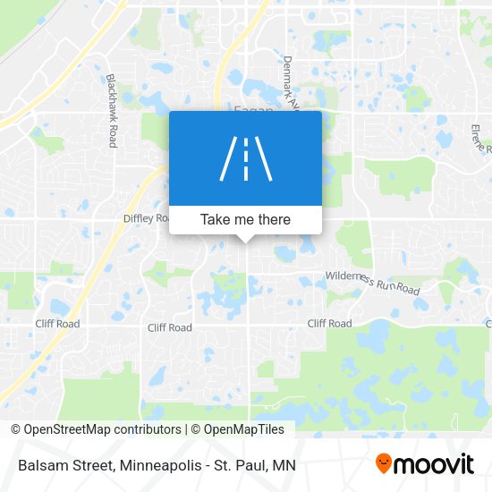 Balsam Street map