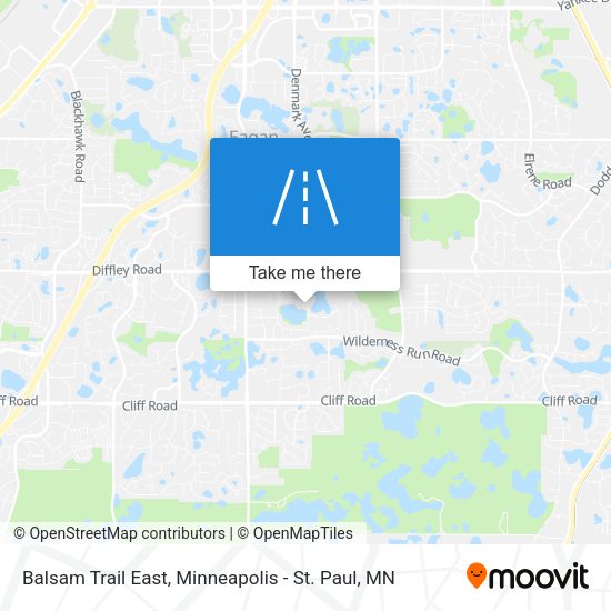 Mapa de Balsam Trail East