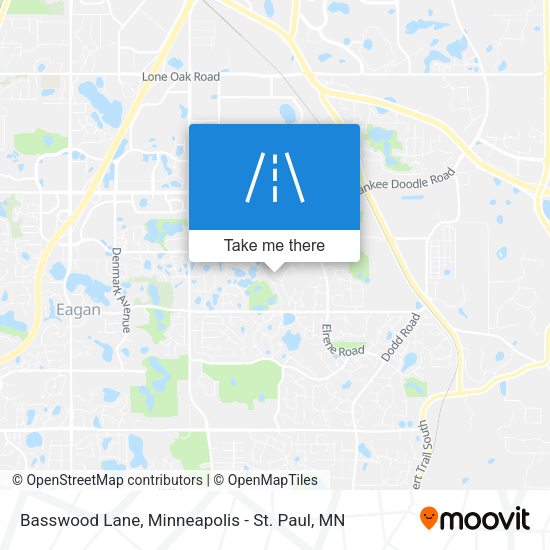Mapa de Basswood Lane