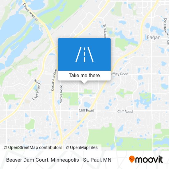Mapa de Beaver Dam Court