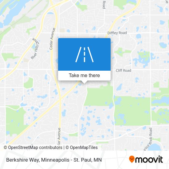 Berkshire Way map