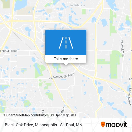 Mapa de Black Oak Drive