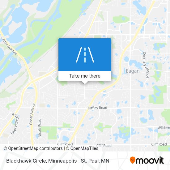 Blackhawk Circle map