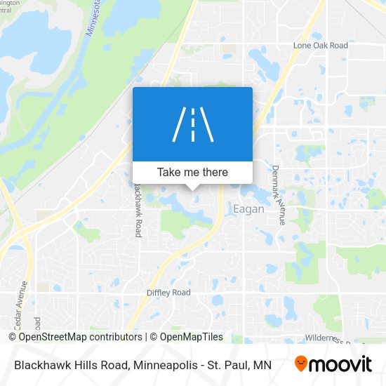 Mapa de Blackhawk Hills Road