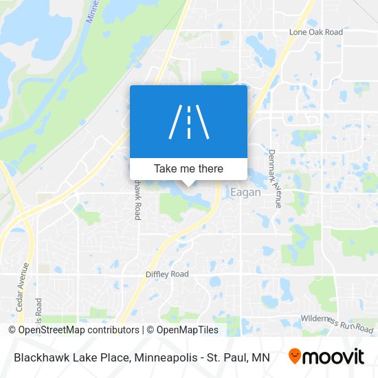 Mapa de Blackhawk Lake Place