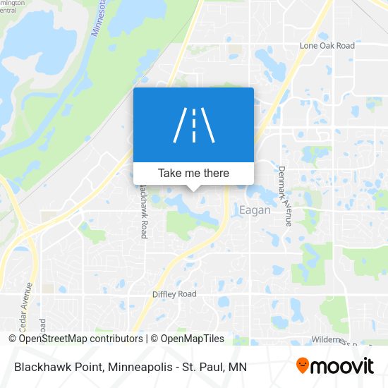 Blackhawk Point map