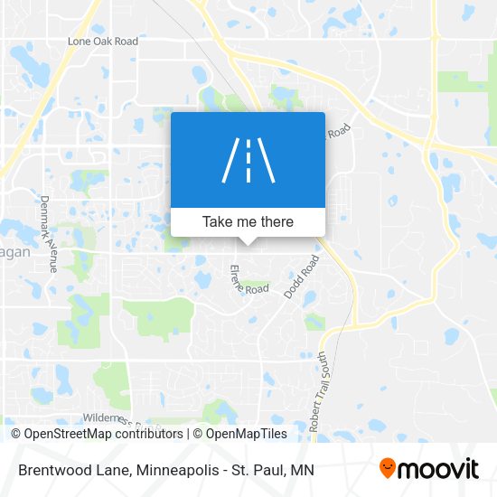 Brentwood Lane map