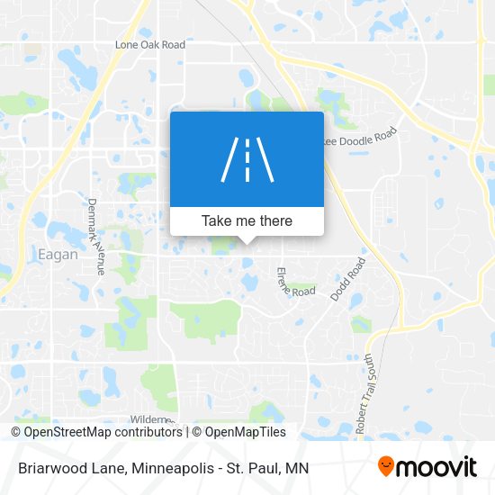Briarwood Lane map