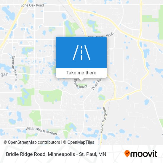 Bridle Ridge Road map