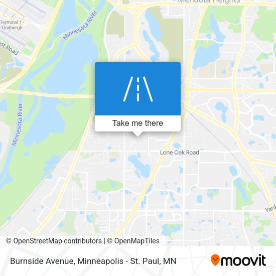 Mapa de Burnside Avenue