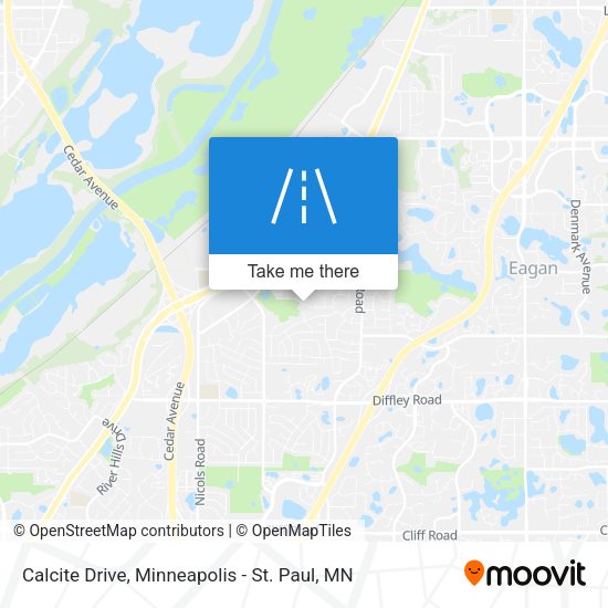 Calcite Drive map